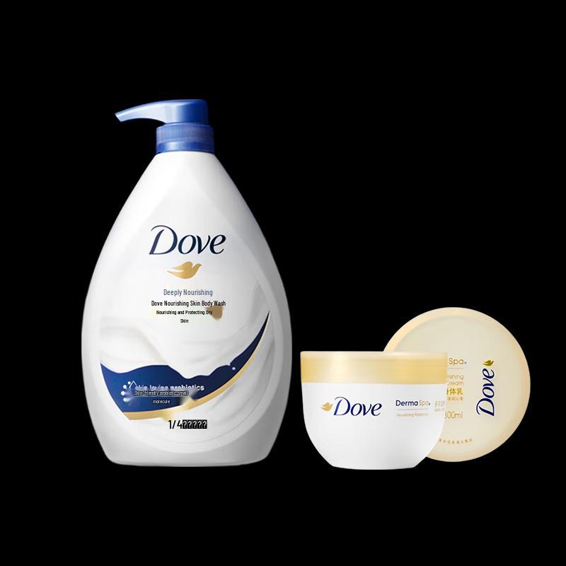 Набор Dove Глубокое питание: Гель для душа и Лосьон для тела