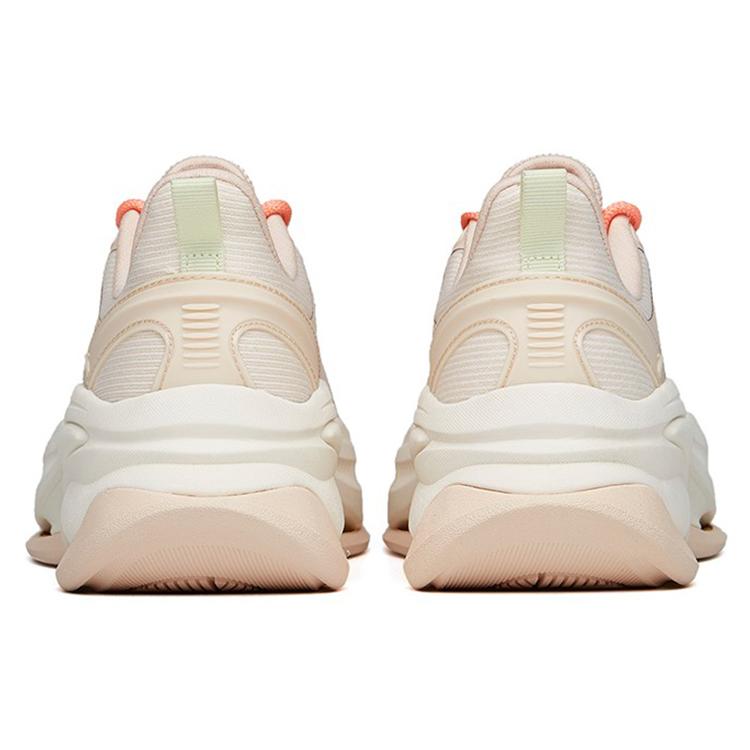 Anta Textile, TPU Cushioning Slip Resistant Abrasion Resistant Low top Training Shoes Women's Brown White 122227756-4