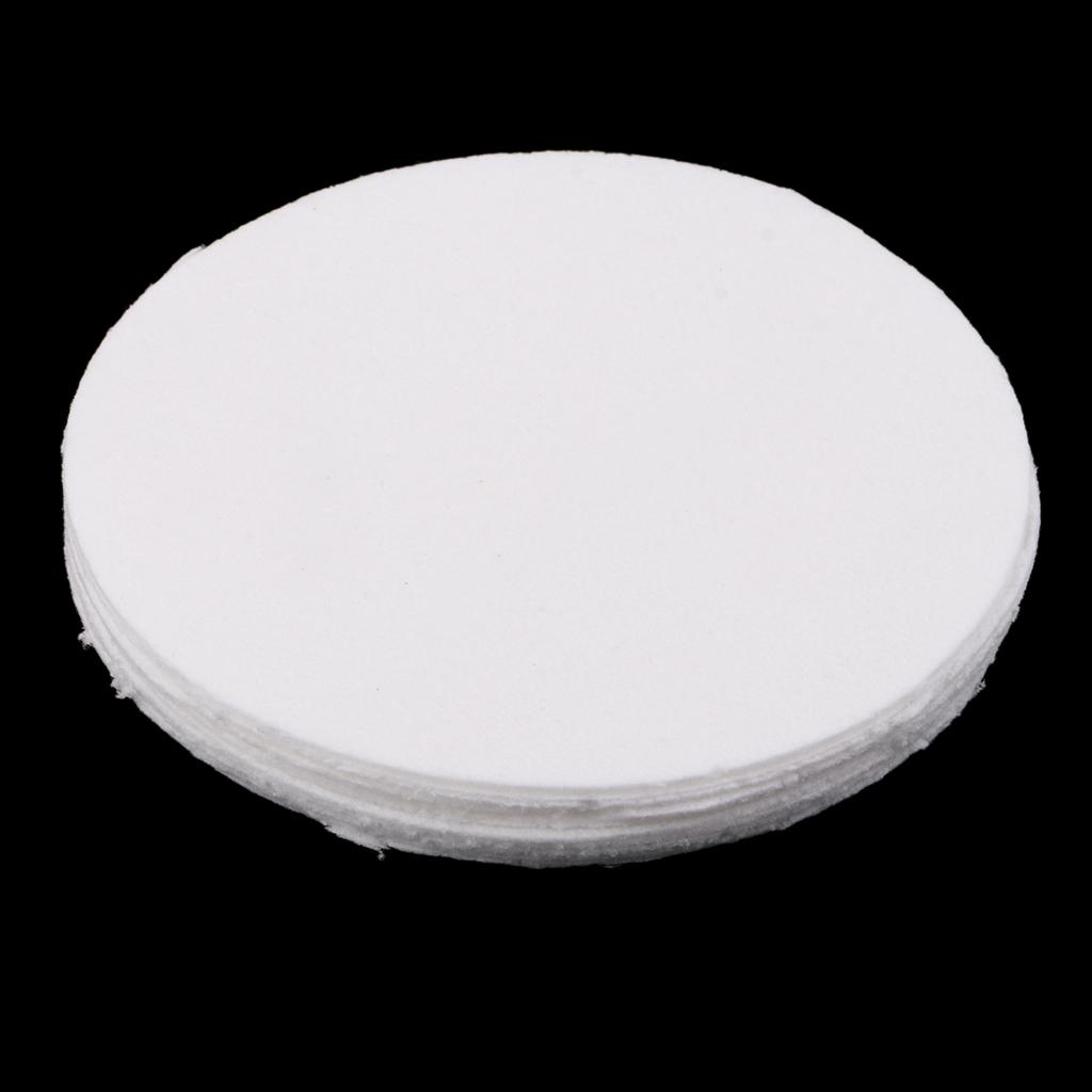 10 pz 115mm Diam Coperta Isolante in Fibra Ceramica Carta per Piatto Forno a Microonde Thinfire Artigianato Fai da Te
