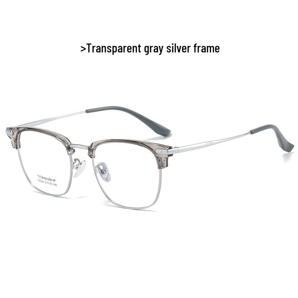 2024 Summer Ultra-Light Titanium Business Glasses - Unisex Anti-Blue Light Myopia Eyewear, Style 15016