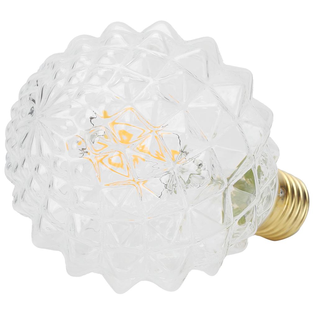Lampadina Retrò G95 E27 Forma Unica Lampadina a Filamento Vintage 4W 220V 360lm Luce Calda