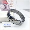 Terahertz Stone Bracelet Fashionable Faceted Rectangle Pain Relief Energy Stone Bracelet for Men