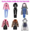 Barwawa 30cm Doll Clothes, Doll Dresses, 17-Piece Set  2 Outfit Sets + 3 Dress Sets + 10 Pairs of Shoes + 2 Glasses, Suitable for 16 Scale Dolls