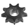 06B 9 Teeth with Key Groove 10mm Inner Diameter Steel Motor Gear Sprocket Accessory