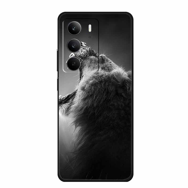 For Realme C75 Phone Case 6.72" Fashion Black Silicone Soft Coque For Realme C75 C75x V70s 14x Back Cover Case C 75 Protective