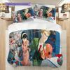 Anime Set Cute Characters Threepiece Set 1 Duvet Cover 2 Pillowcase Without Core Bedding Set Christmas Birthday Gift Soft And Comfortable