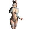 Sexy lingerie sexy backless hooded long-sleeved sweater bikini sexy straps private uniform woman
