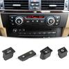 64119344143 For BMW 1 3 Series X1 X3 E90 E91 E87 Air Conditioner AC Temperature Control Button Keys Rotary Knob Replacement