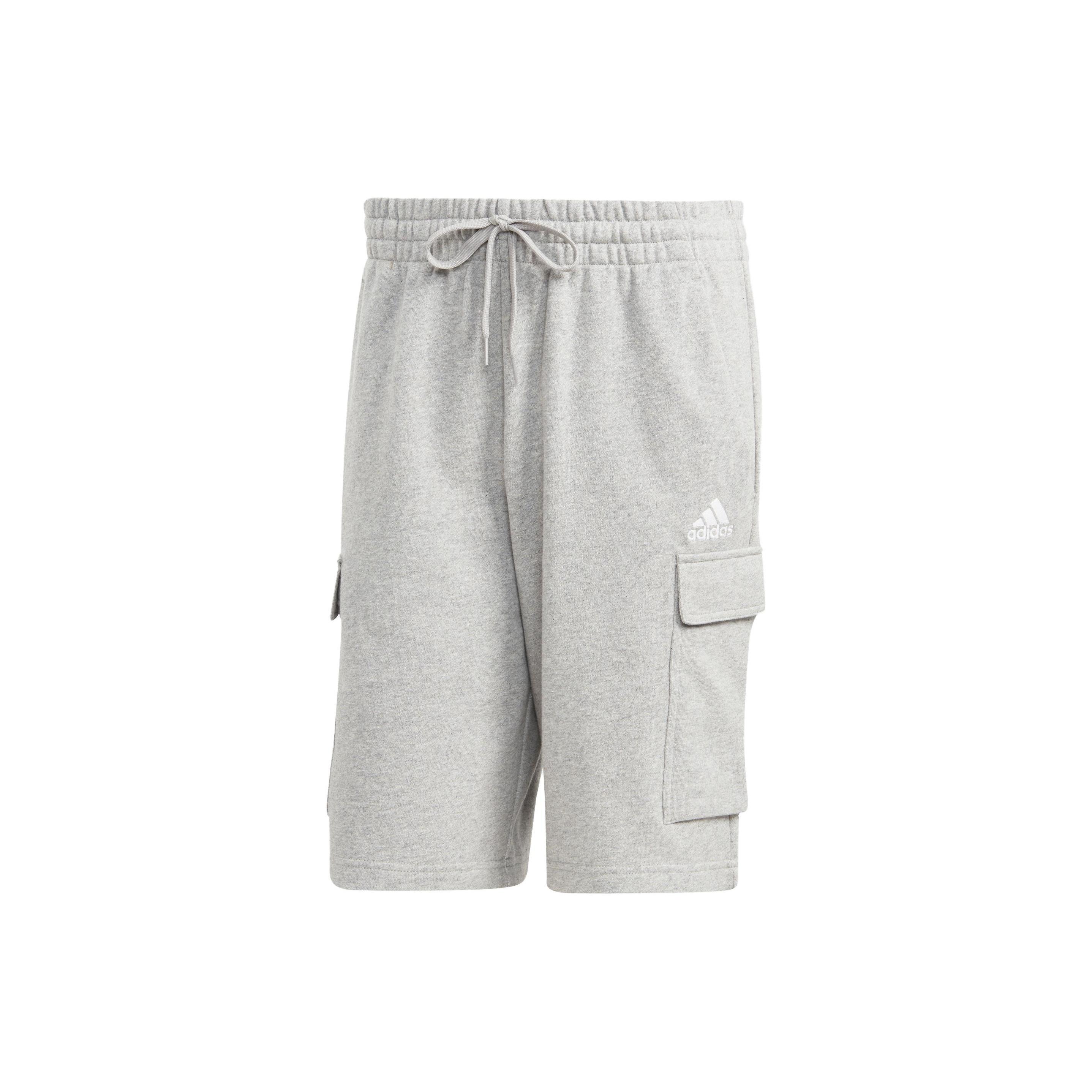 adidas Essentials French Terry Cargo Shorts Asia Sizing Grey Men s HA4340 S
