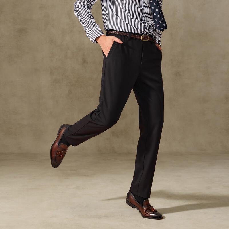 FIRS Men's Brushed Thickened Twill Straight-Leg Casual Pants