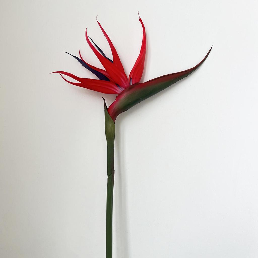 Fiore di Seta Uccello del Paradiso - Arredamento Premium per la Casa, Esposizione per Showroom, Oggetto di Scena per Fotografia