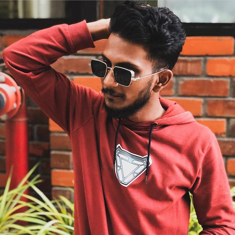 Steampunk Small Box Sunglasses Men'S Indian Sunglasses Men'S Glasses