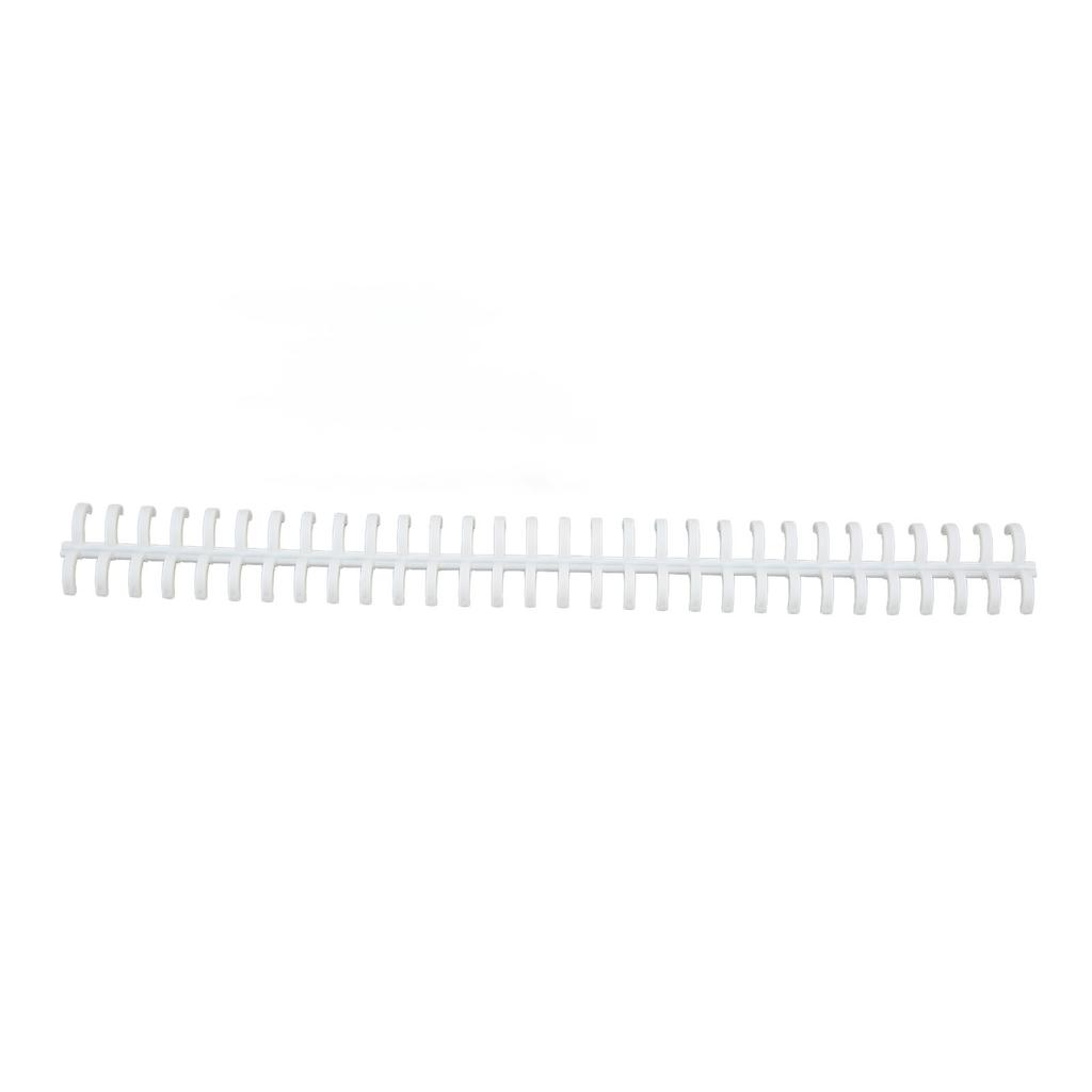 10 Pcs Loose Leaf Binding Spine 30 Hole Cuttable Wear Resistant PP Plastic 10mm Binding Comb for Student