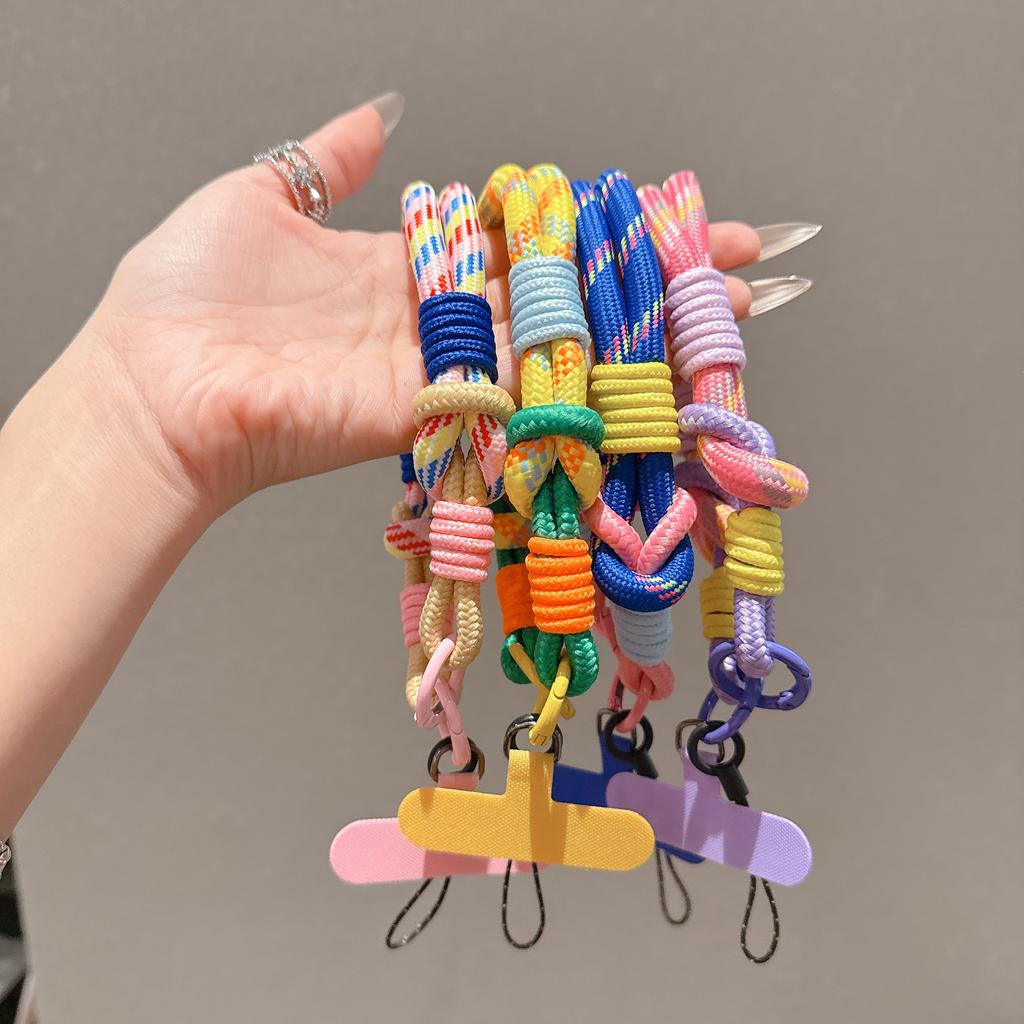 1Pc Fashion Cellphone Straps Hanging Cord Mobile Phone Lanyard Short Wrist Strap Charm Anti-lost Chain for Women Keychain