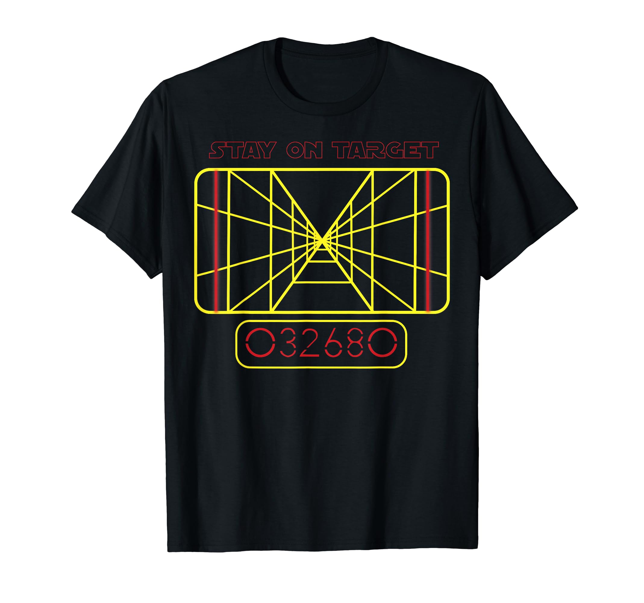 

Star Wars Line Art Stay On Target T-Shirt
