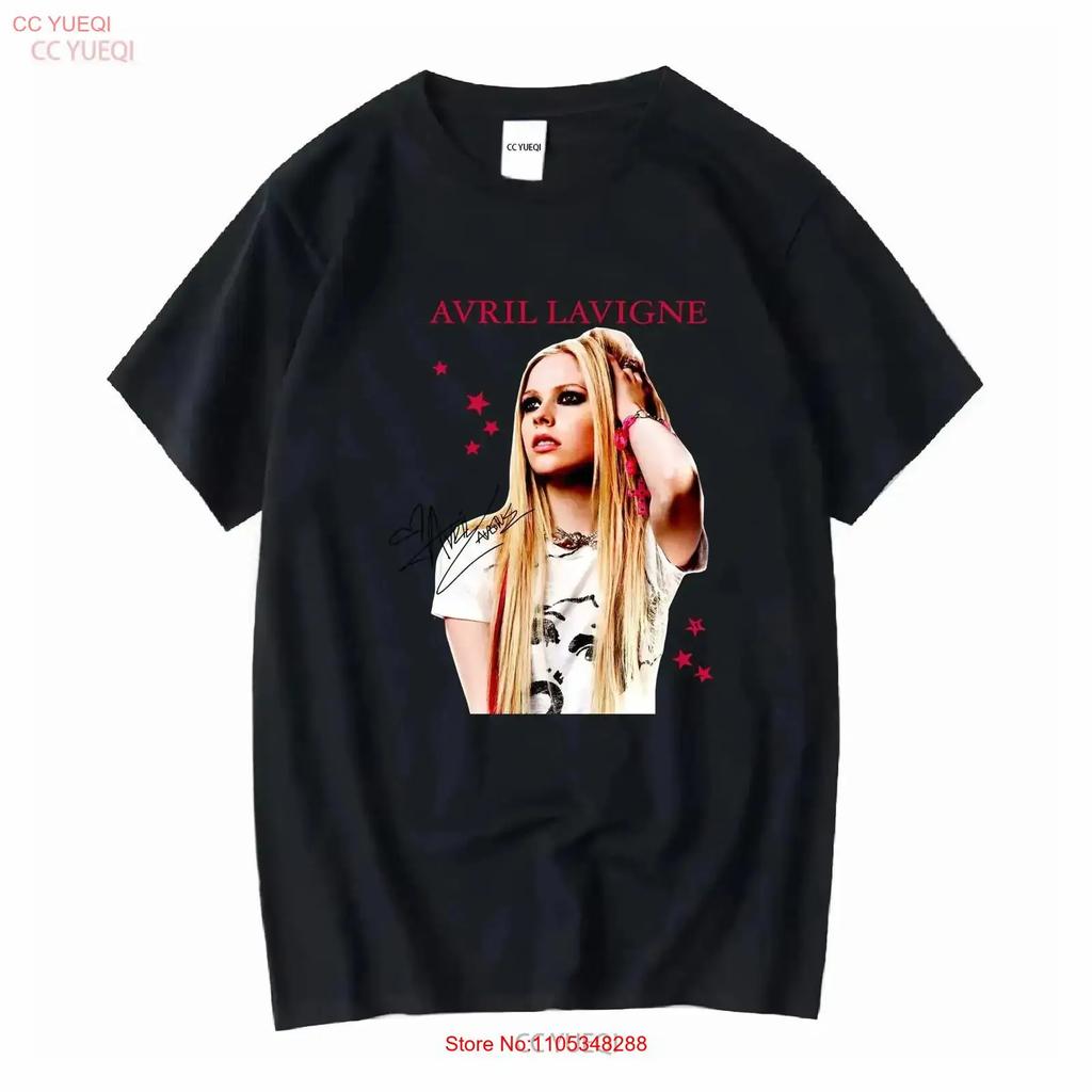 Avril Lavigne Signature White All Size T Shirt 1c04 Vintage Graphic Slightly Comfortable Soft Stylish Stretched Vintage