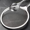 Cuchara Coladora de Aceite de Acero Inoxidable con Malla Fina Skimmer de Cocina para Freír Filtrar Tamizar Colador a Prueba de Óxido para Jugos y Leche de Soja