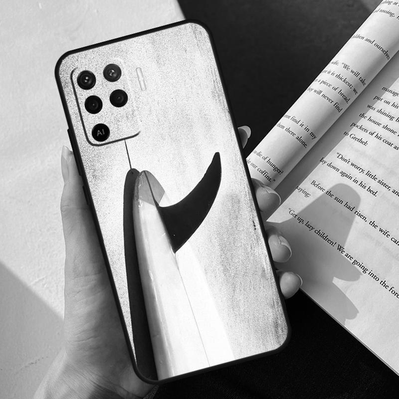 Surf Surfboard Case For Oppo A80 A60 A40 A78 A38 A18 A98 A58 A96 A76 A16 A94 A74 A54 A15 A17 A57 A77 A5 Pro