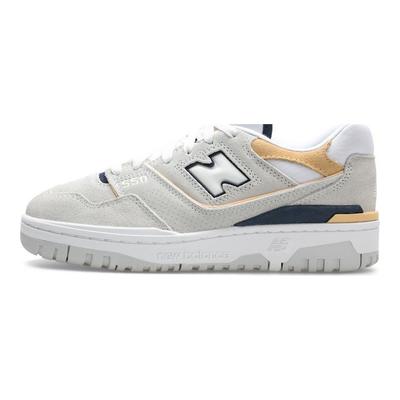 NB 550 Skórzane Buty Koszykarskie Retro Low-Top Damskie sneakers Biały Żółty Niebieski BBW550AB-B