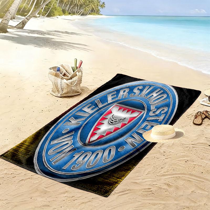Kiel Pride Print Strandtuch, Großes Weiches Schnelltrocknendes Handtuch für Strand Camping Schwimmen