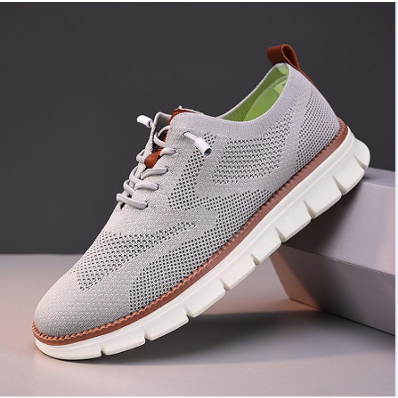 Neue Sportliche und Lässige Schuhe Atmungsaktive Fliegengewebte Slipper Herren Übergrößenschuhe