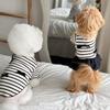 Pet Clothes Striped Simple Breathable Summer Dog Dress for Small Pets