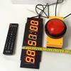 1.5-inch 26cm LED Countdown Stopwatch Clock with Button Wireless Remote Control, Store Game Promotion Challenge 10 Second Timer