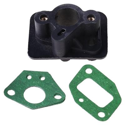 1 conjunto 40-5 43CC 52CC Cortador de escova Coletor de admissão Base do carburador Conector Tubo de admissão do coletor de admissão Adaptador de carburador