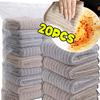 Chiffons de nettoyage absorbants en microfibre Épais Séchage rapide Serviettes en fibre de charbon de bambou pour voiture et cuisine Anti-adhésif et lavables