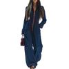 Women's Form-fitting Casual Solid Color Large Pocket Jumpsuit