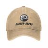 BRP Can Am Spyder Baseball Caps for Men Distressed Washed Snapback Hat Motorcycle Outdoor Activities Adjustable Hat