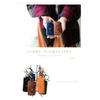 [Berumani] Leather Hooked Compact Key Case - Chocolate