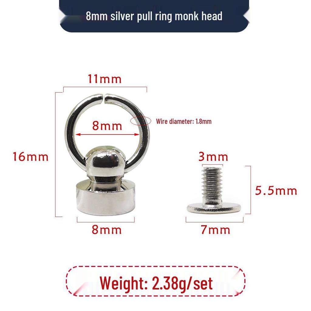 Makeup & Accessories Kit: Lipstick Bag, Nipple Stud, D-Ring/D-Buckle Tools, Monk Head Bag, DIY Screws