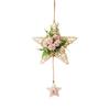 Rattan Hanging Ornaments, Five-pointed Star Shape Hangings, Handcrafted Durable Wear-resistant Home Decoration for Family Friends