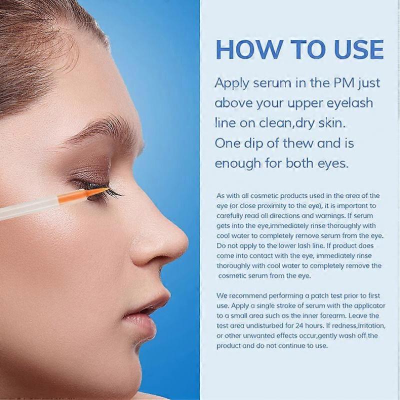 1-5x Wimpernserum Nährendes Serum Verdickendes und Kräuselndes Wimpernwachstumsserum