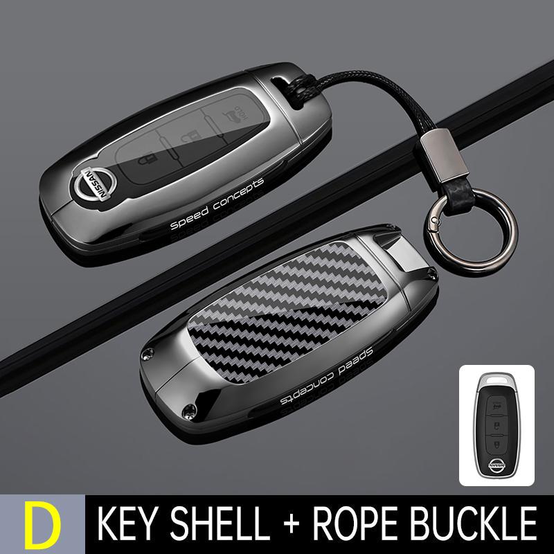 for Nissan X-trail t33 Kicks Qashqai J12 Juke Teana Altima Ariya zinc alloy car key case holder key cover accessories 2023 2026