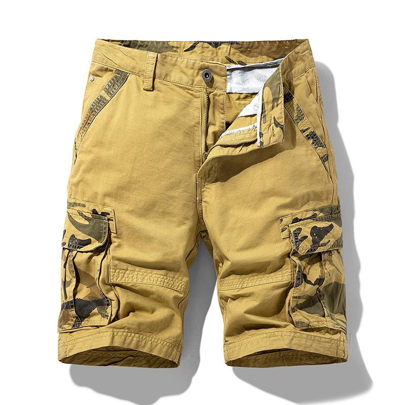 JAYSCE Pánské módní šortky Bavlna Ležérní Léto Pracovní Combat Kalhoty Klasické krátké Oversized Cargo Kalhoty Letní plážové kalhoty