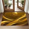 Galatasaray FC Design Crystal Velvet Rug Soft Decorative Mat for Bedroom Entrance