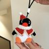 Genuine Penguin Family Bag Charm - Autumn/Winter Series Plush Toy Keychain
