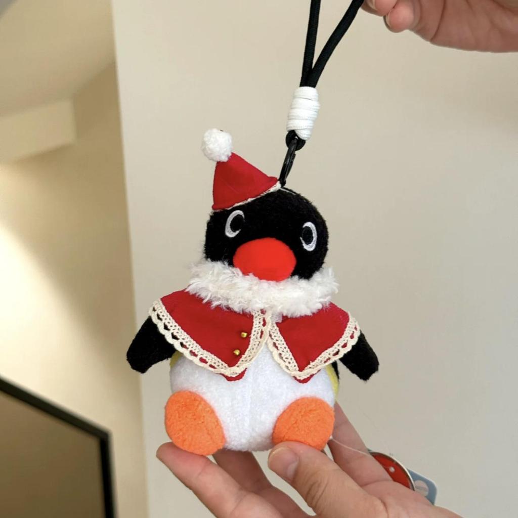 Genuine Penguin Family Bag Charm - Autumn/Winter Series Plush Toy Keychain