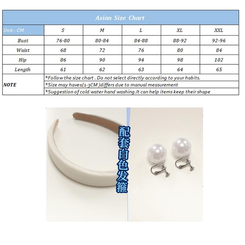 Anime Alien Stage Sua Cosplay Costume Women White Vintage Bowknot Singer Dress Halloween Party Suit