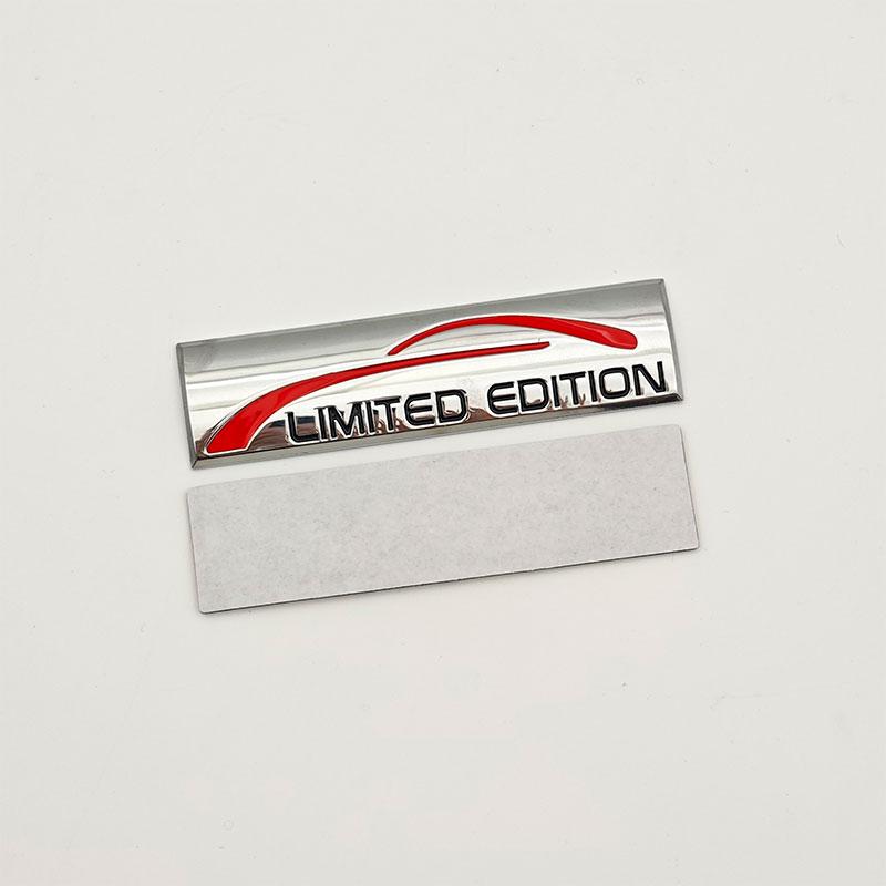 3D Metal Alloy Limited Edition Logo Car Fender Side Rear Trunk Sticker Emblem Badge Auto Modification Labels Accessories