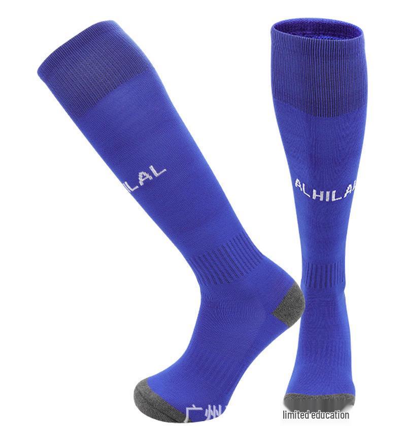World Cup Over-the-Knee Football Socks - Argentina & Miami Barca Design for Adults & Kids