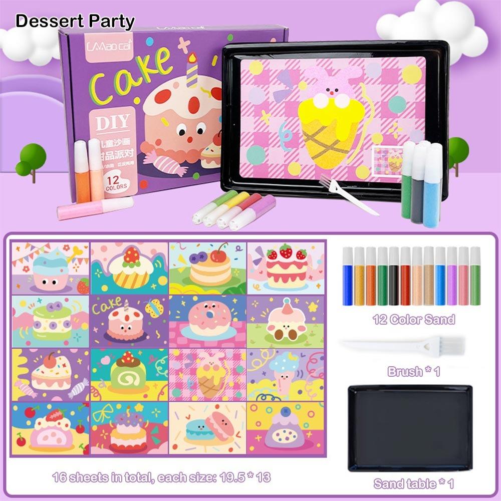 DIY Sand Art Pictures Art Pictures Sand Painting Crafts New Kids Handicrafts