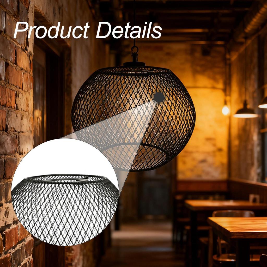 Metall Pendelleuchtenschirm Lampenschirm Deckenleuchte Glühlampenschutz für Teehaus Küche