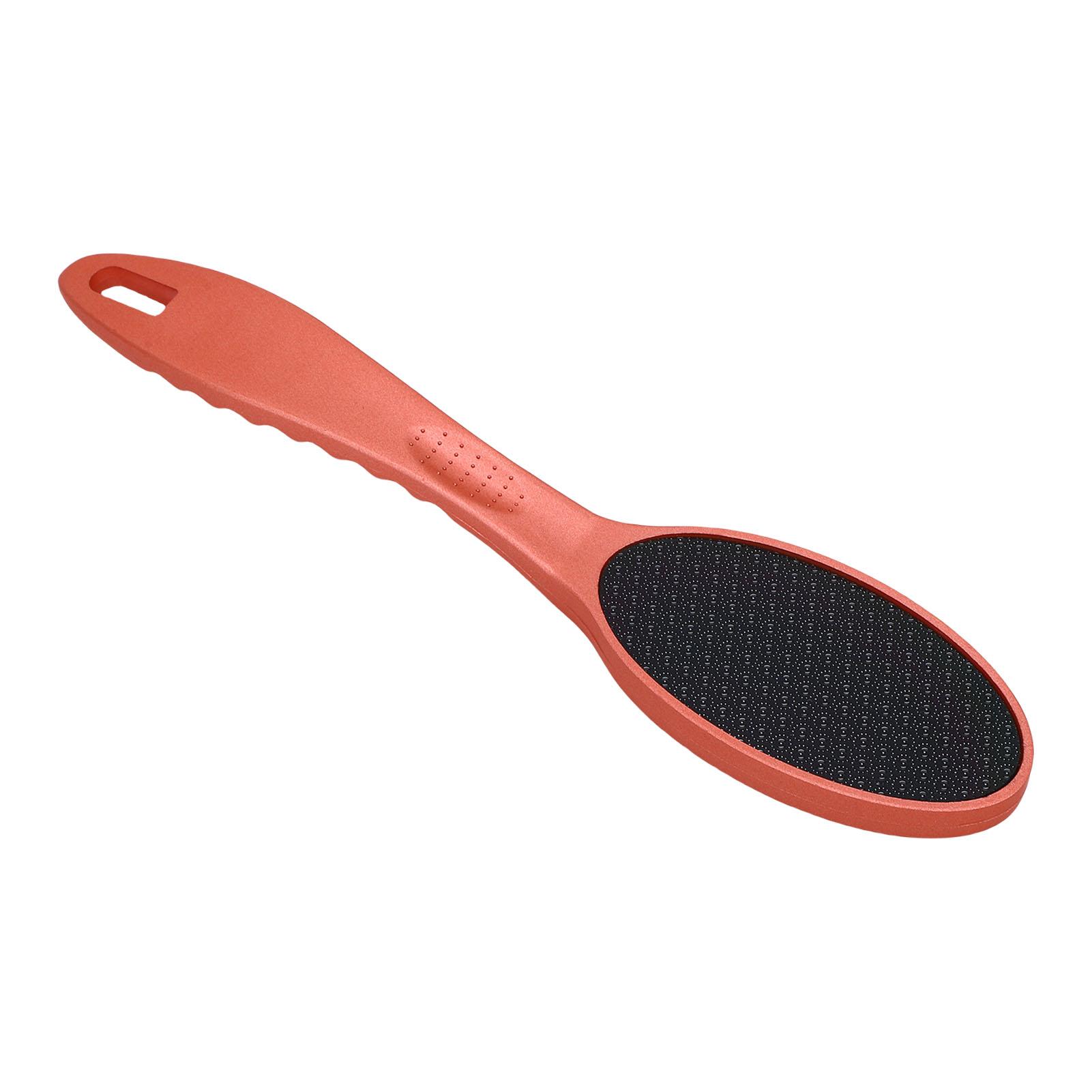 Foot File Callus Remover Double Sided Dead Skin Remover Foot File Gentle Exfoliation Heel Scraper Iron Red Color
