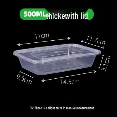 Shixun Square Plastic Meal Prep Containers with Lids