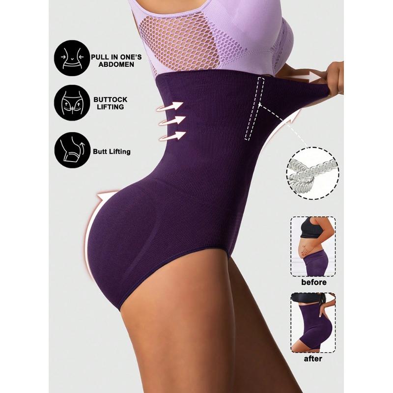 High Waist Tummy Control Butt Lifting Seamless Women Body Shaping Briefs