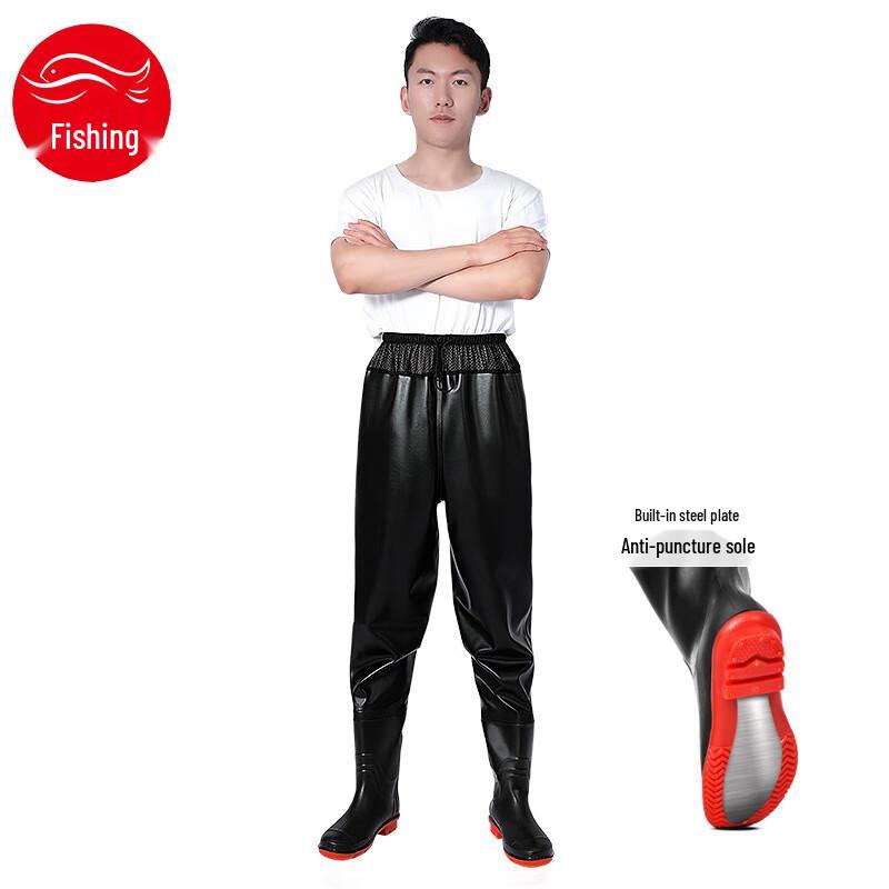 Yuduo Steel-Sole Waterproof Waders with Boots 43