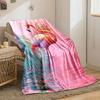 Tropical Flamingo Paradise for All Seasons Blanket Lunch Break Throw Gift